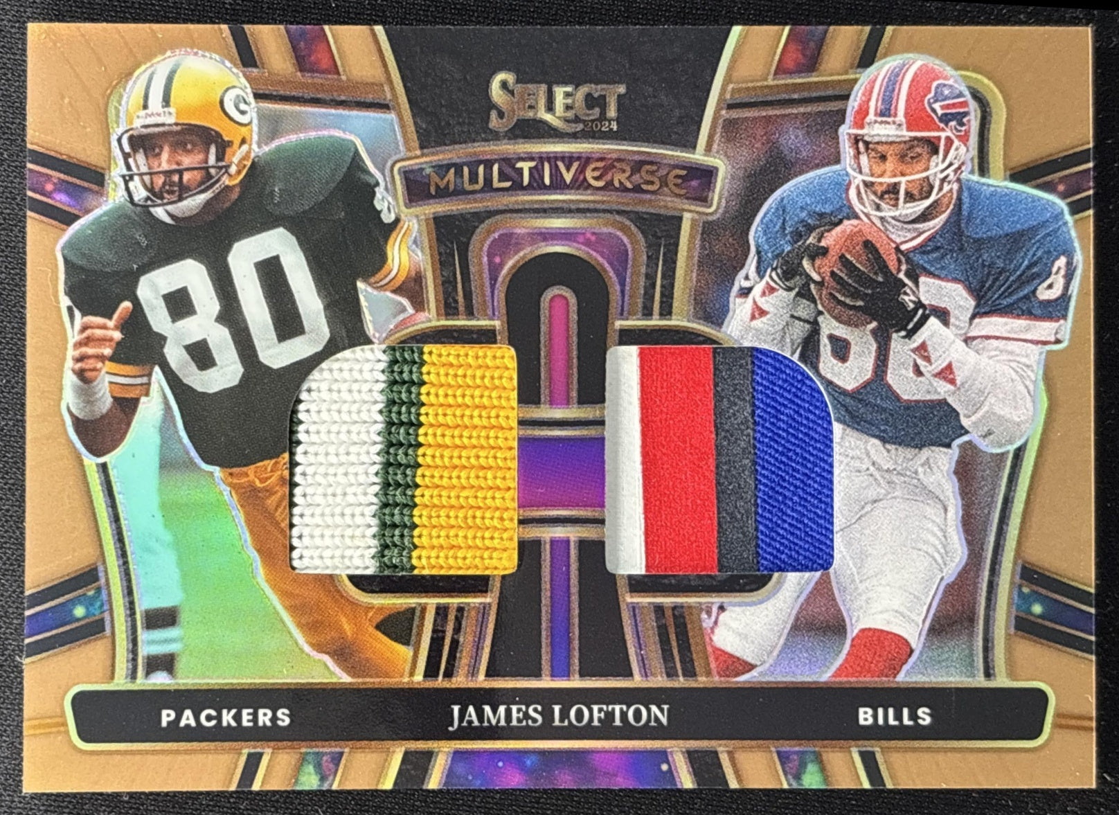 James Lofton 2024 Panini Select Multiverse Copper Prizm /49 Packers Bills