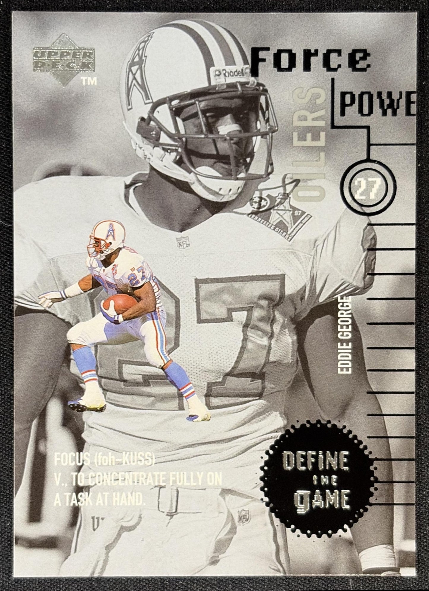Eddie George 1998 Upper Deck Define the Game Titans