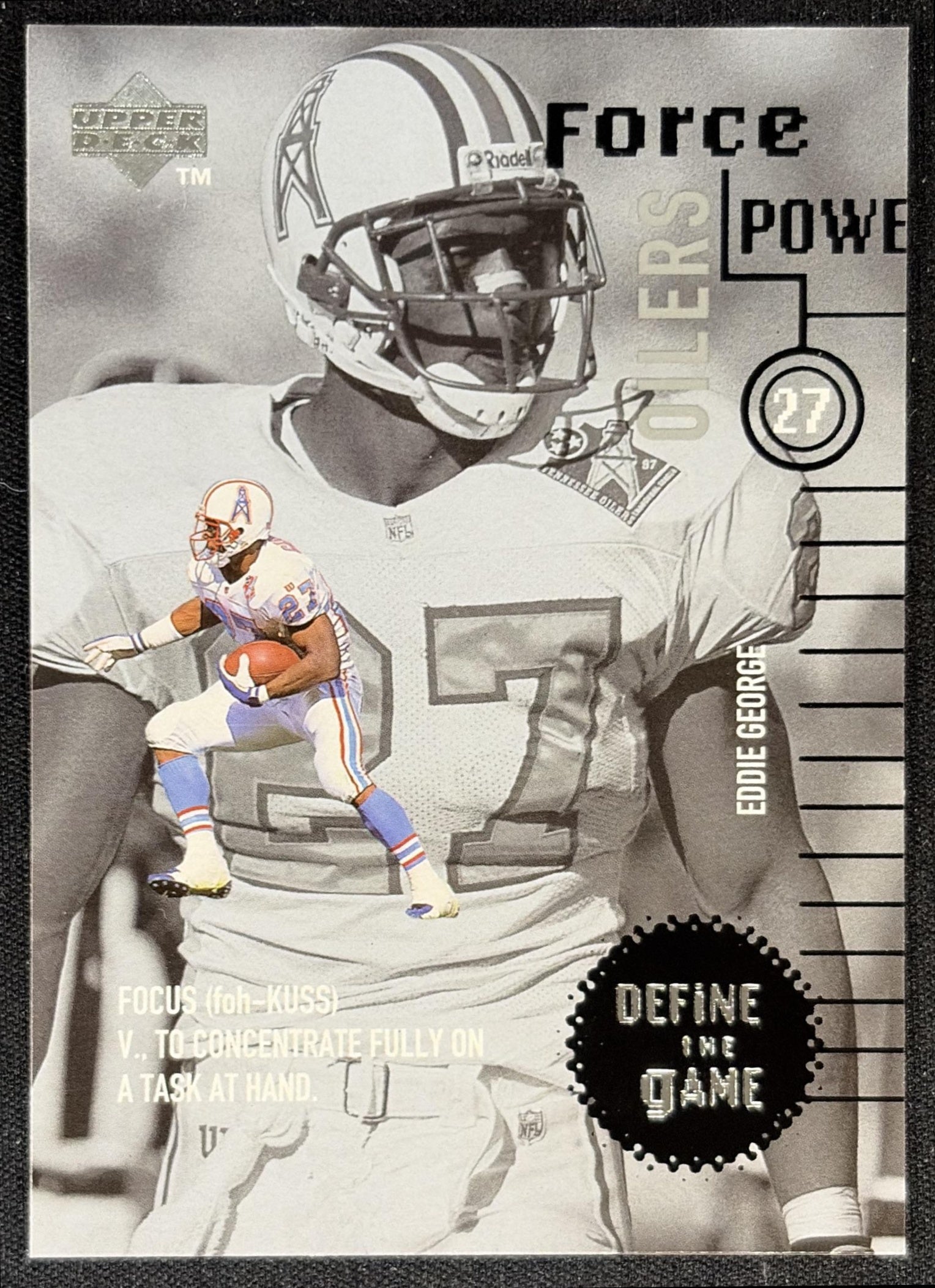 Eddie George 1998 Upper Deck Define the Game Titans
