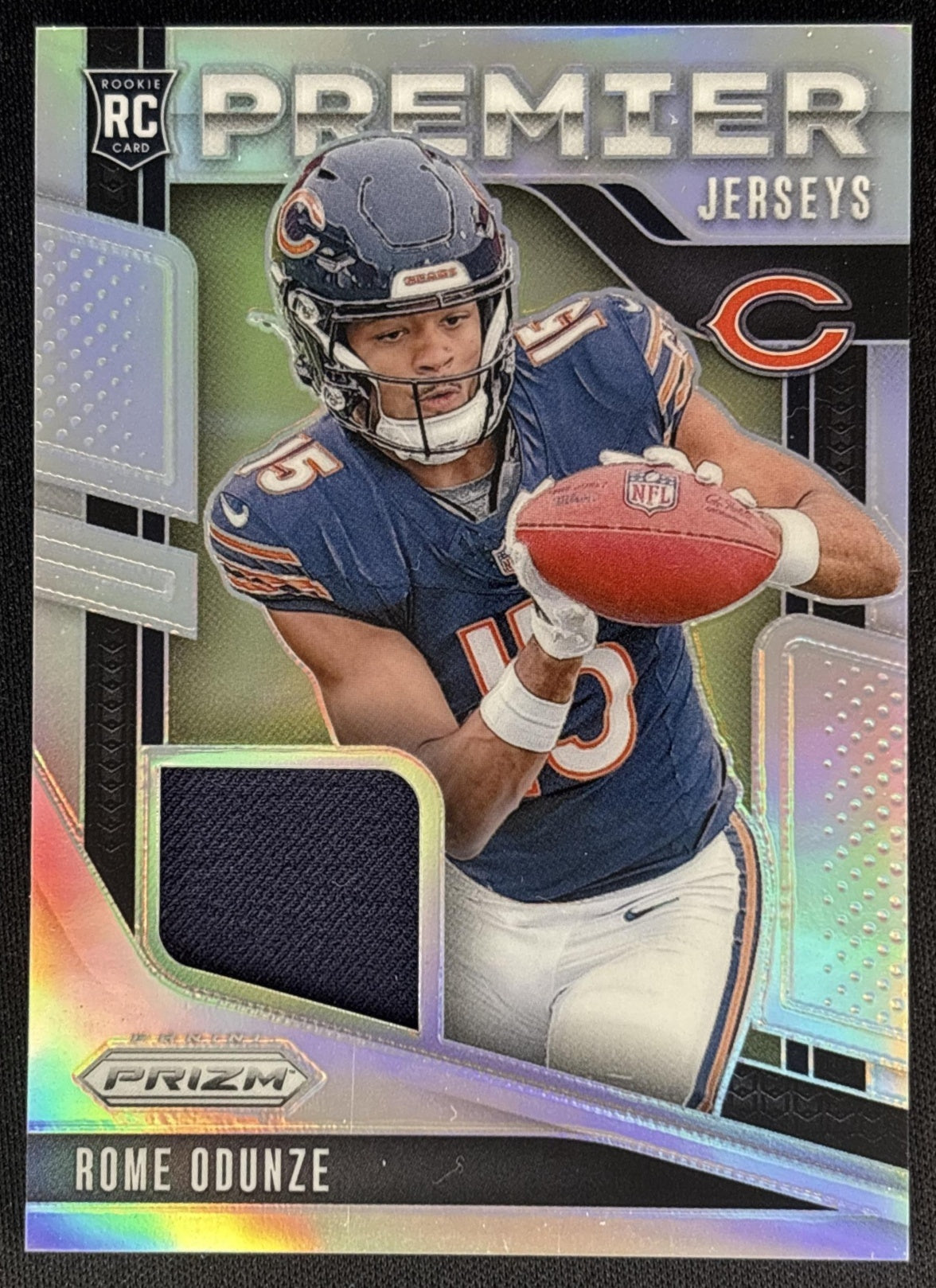 Rome Odunze 2024 Panini Prizm Premier Jerseys Bears