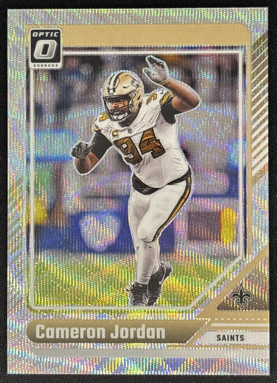 Cameron Jordan 2024 Panini Donruss Optic Wave /300 Saints Sports Trading Cards