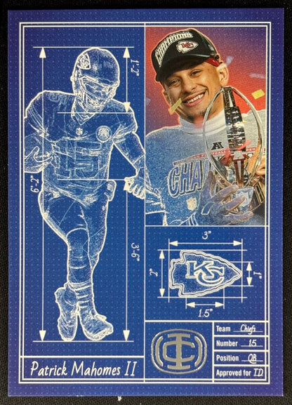 Patrick Mahomes II 2025 Icon Collection Touchdown Architect Chiefs Default Title Sports Trading Cards