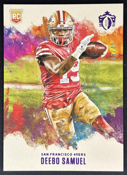 Deebo Samuel 2020 Panini Chronicles Purple /49 49ers Sports Trading Cards