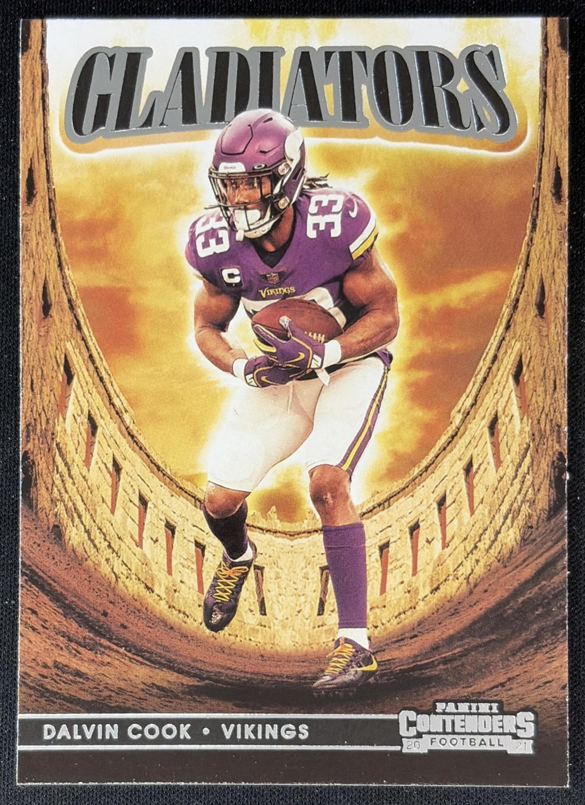 Dalvin Cook 2021 Panini Contenders Gladiators Vikings front