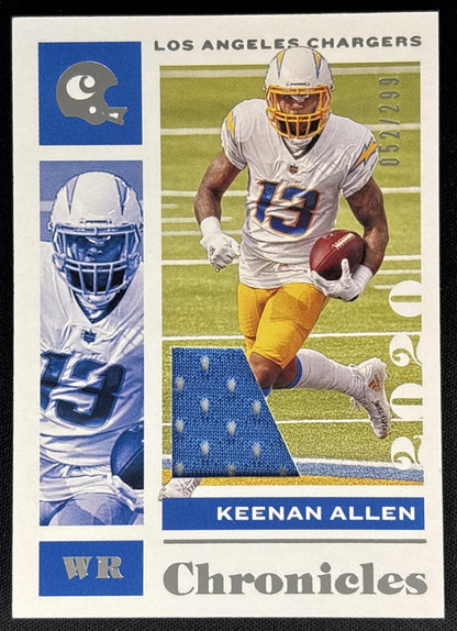 Keenan Allen 2020 Panini Chronicles Jersey /299 Chargers Default Title Sports Trading Cards