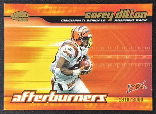 Corey Dillon 2001 Pacific Invincible Afterburners /2000 Bengals