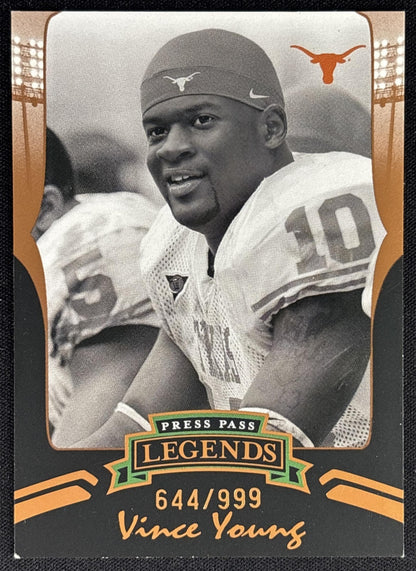 Vince Young 2006 Press Pass Legends Bronze /999 Longhorns