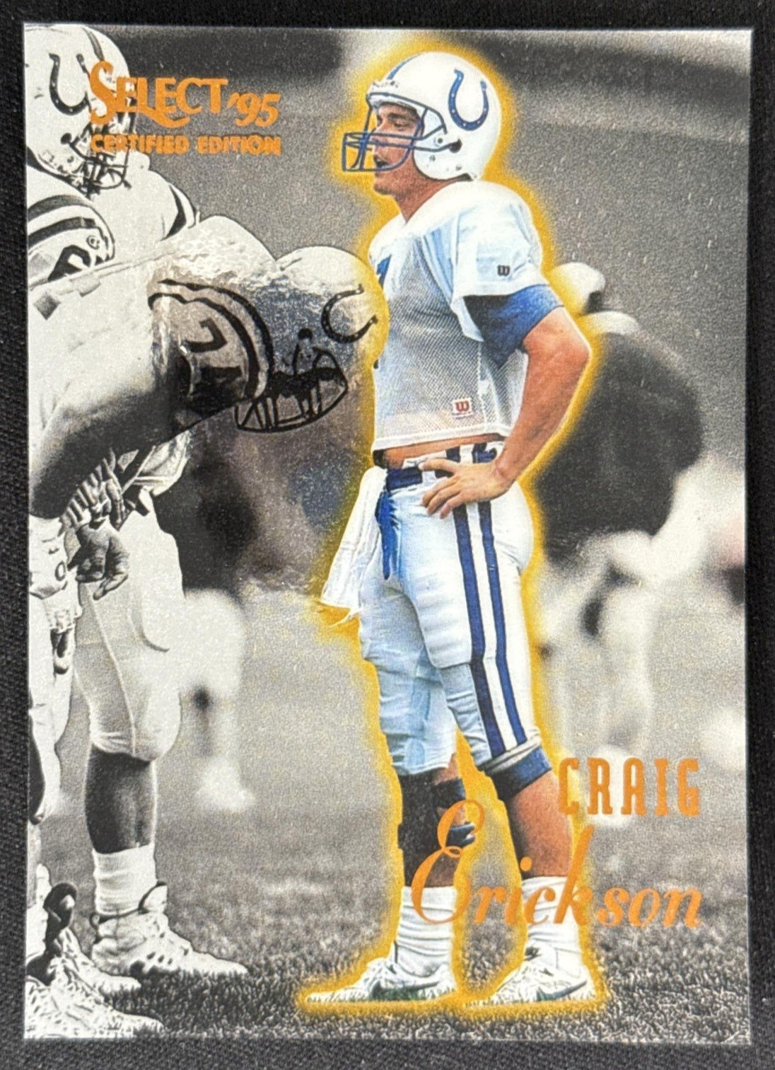 Craig Erickson 1995 Pinnacle Select Certified Colts