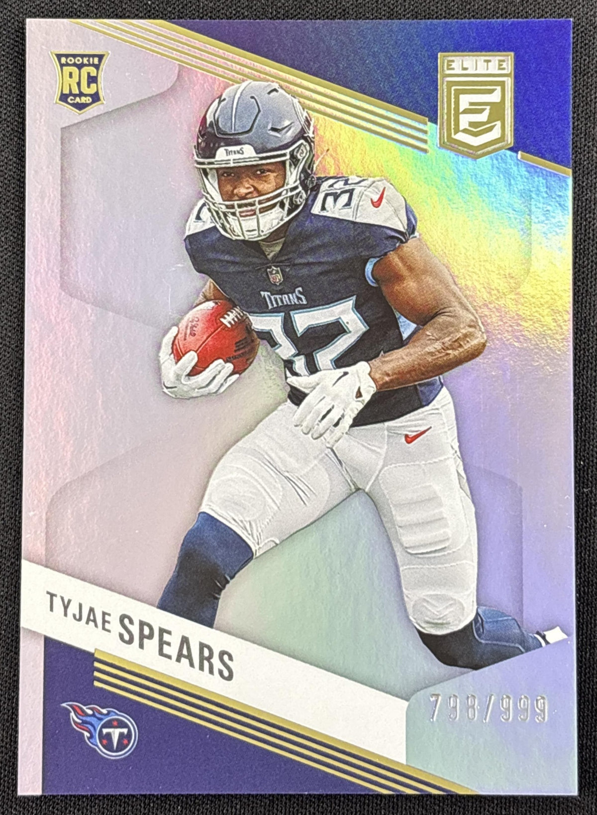 Tyjae Spears 2023 Panini Donruss Elite /999 Titans