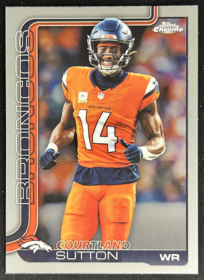Courtland Sutton 2025 Topps Chrome Broncos Default Title