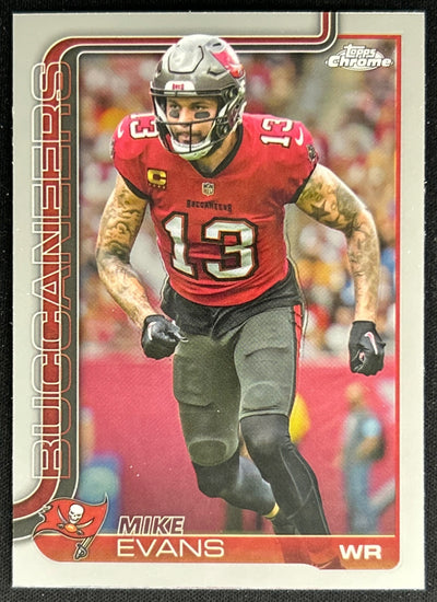 Mike Evans 2025 Topps Chrome Buccaneers Default Title Sports Trading Cards