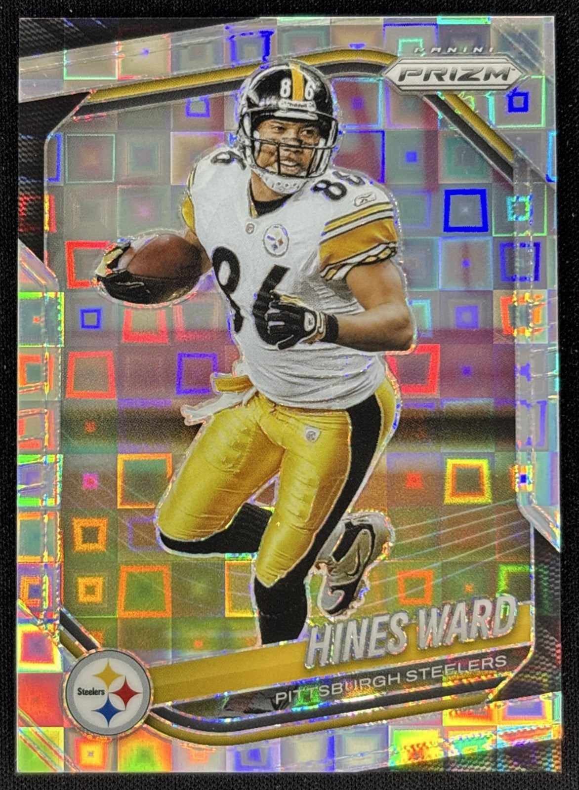 Hines Ward 2025 Panini Prizm Silver Steelers front