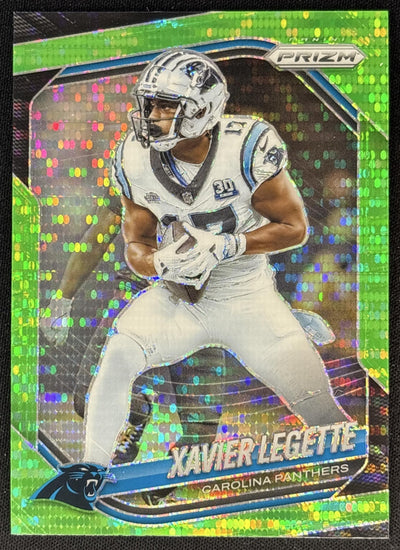 Xavier Legette 2025 Panini Prizm Neon Green Pulsar Panthers Default Title Football