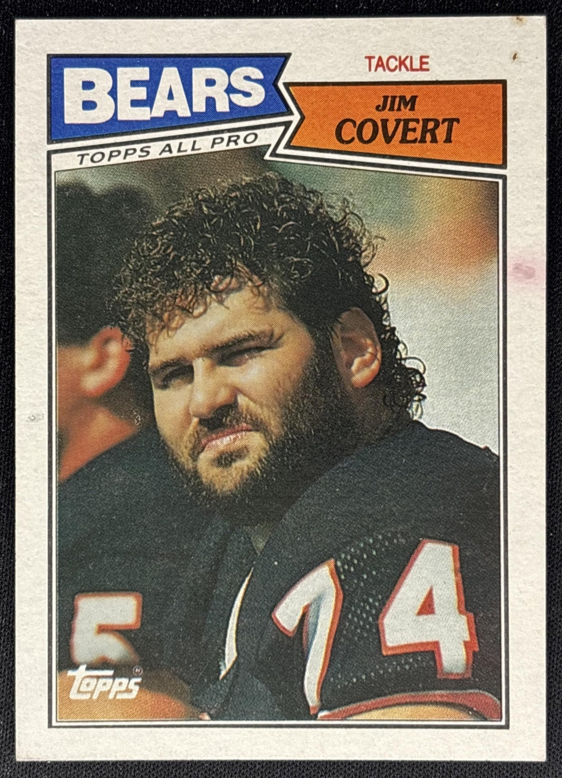 Jim Covert 1987 Topps Bears - Front