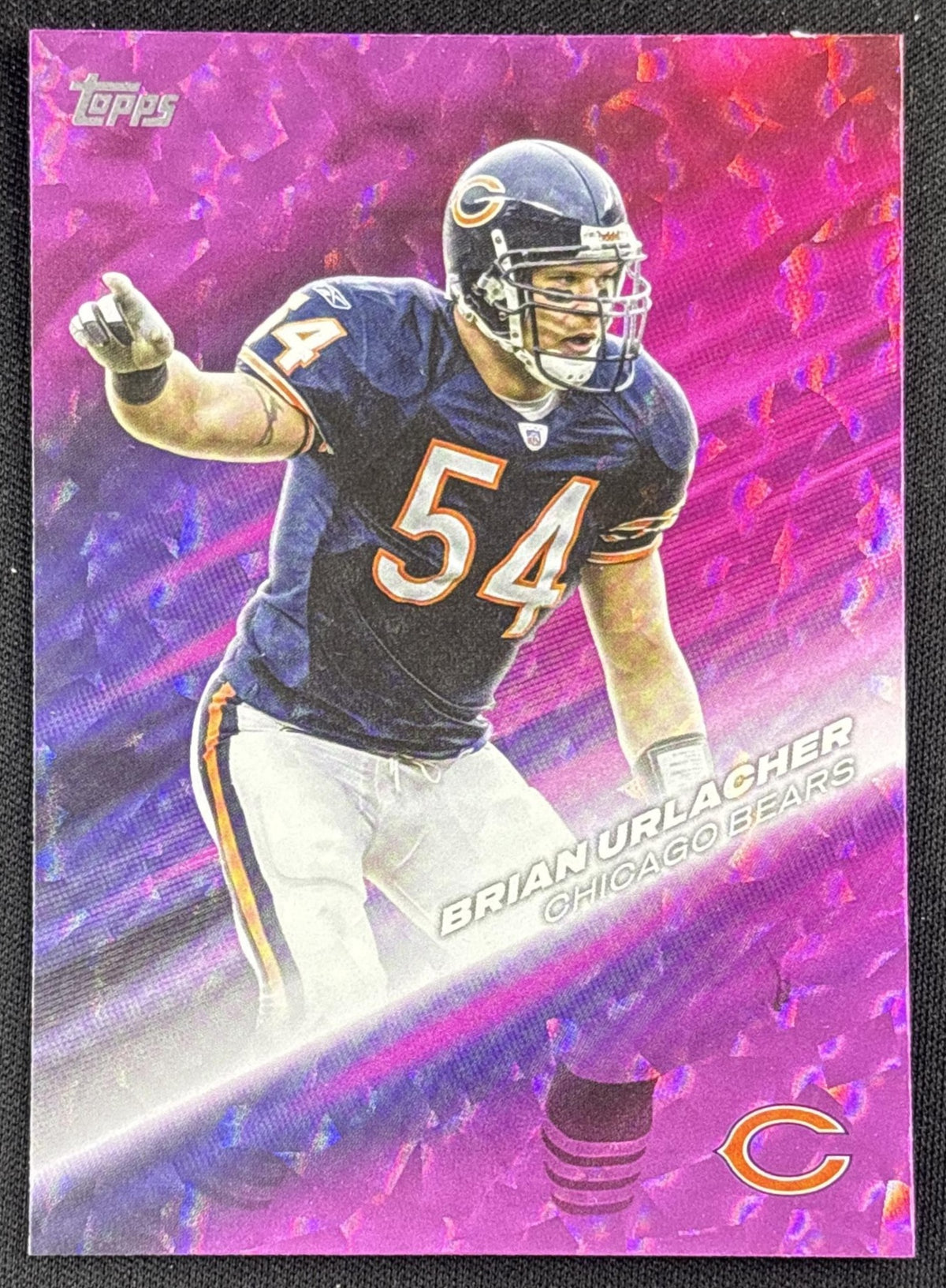 Brian Urlacher 2026 Topps Greats Of The Game Crackle Foil Bears