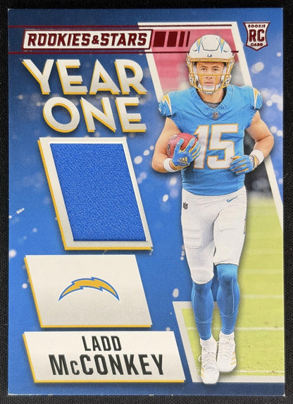 Ladd McConkey 2024 Panini Rookies & Stars Year One Chargers