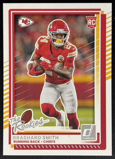 Brashard Smith 2025 Panini Donruss Rookies & Highlights Chiefs Sports Trading Cards