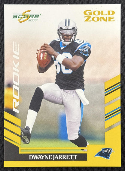 Dwayne Jarrett 2007 Score Gold Zone /600 Panthers