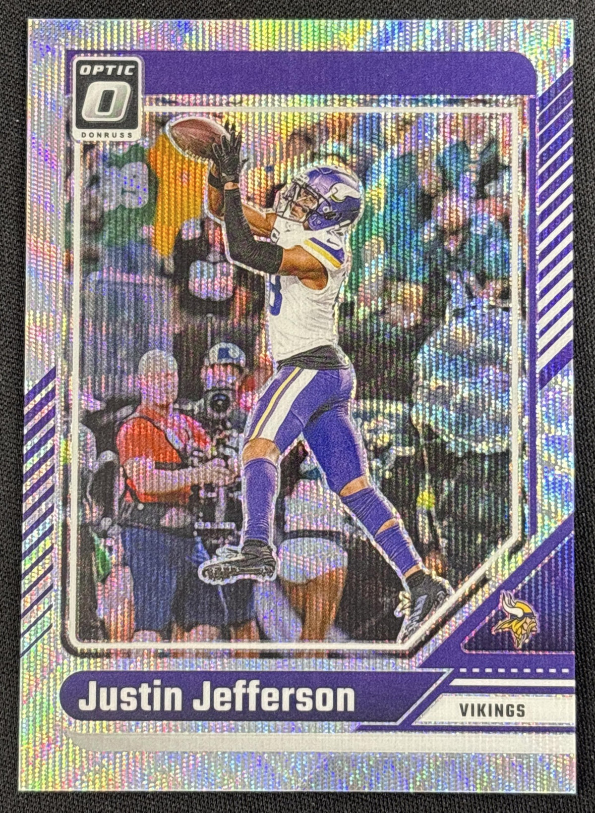 Justin Jefferson 2024 Panini Donruss Optic Wave /300 Vikings