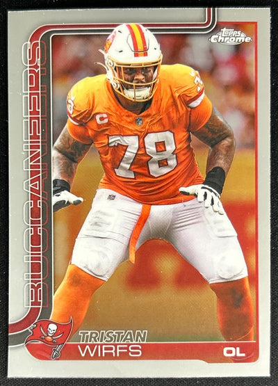 Tristan Wirfs 2025 Topps Chrome Buccaneers Default Title Sports Trading Cards