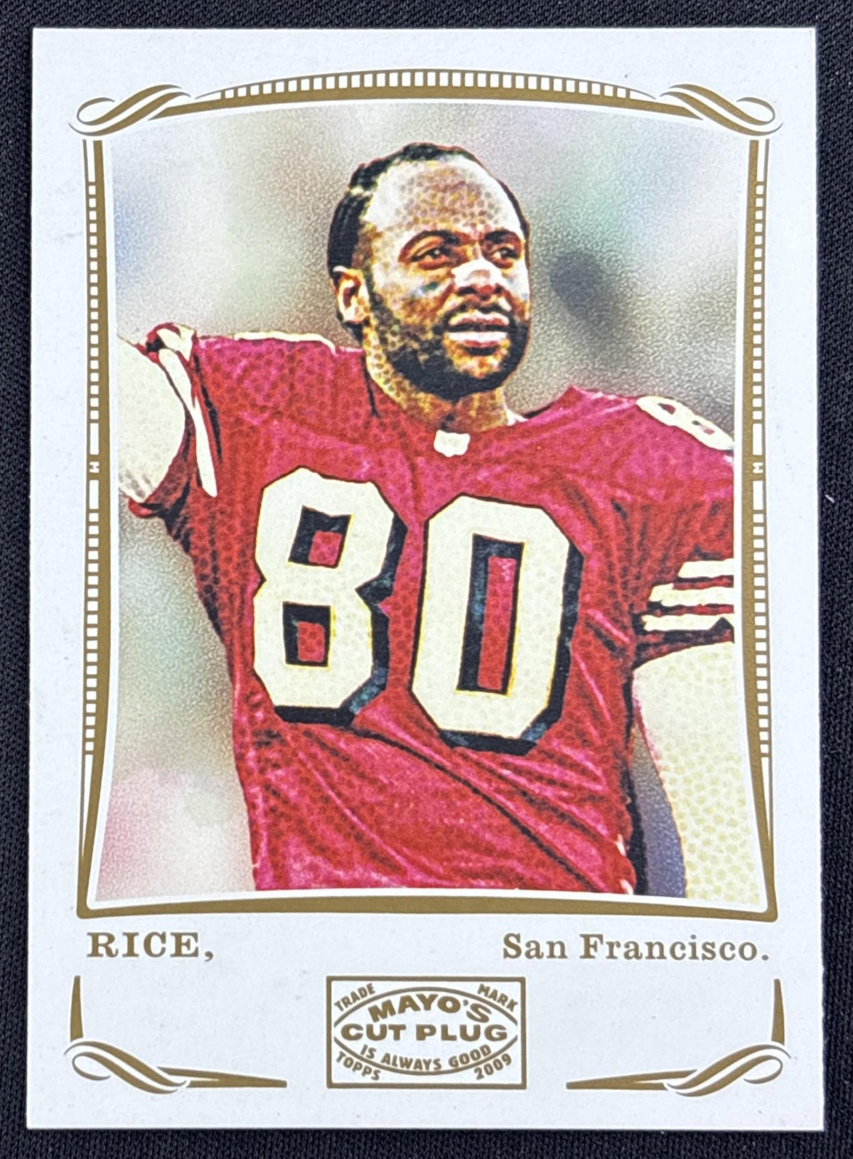Jerry Rice 2009 Topps Mayo Silver 49ers