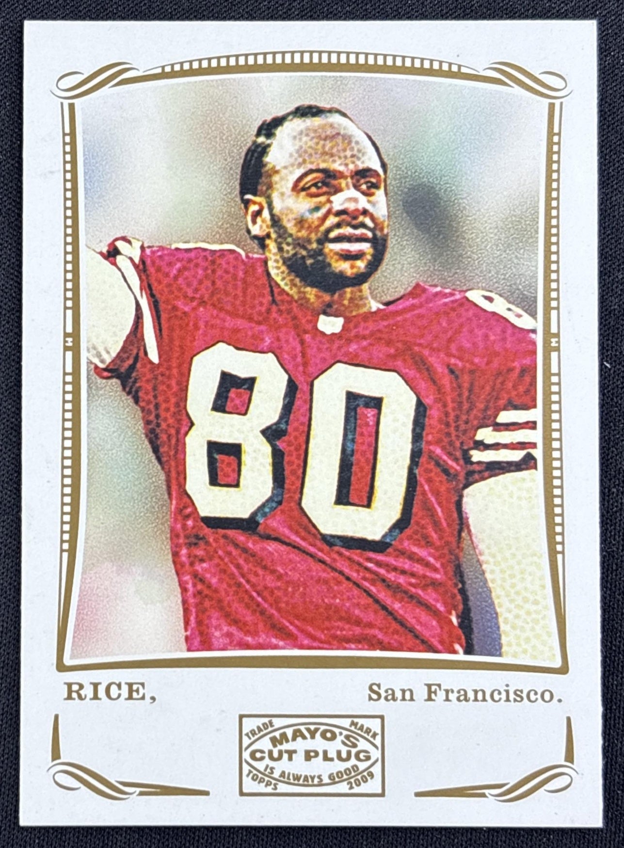 Jerry Rice 2009 Topps Mayo Silver 49ers