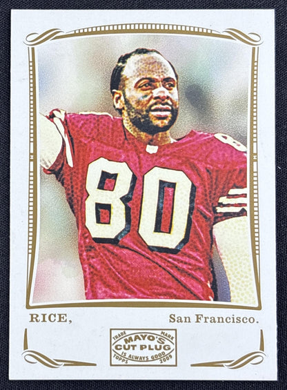 Jerry Rice 2009 Topps Mayo Silver 49ers