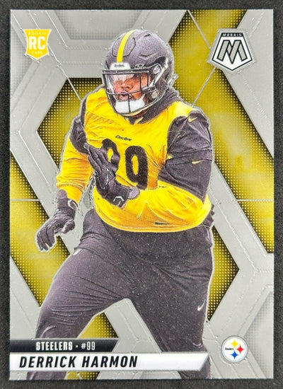 Derrick Harmon 2025 Mosaic Rookies Steelers Sports Trading Card