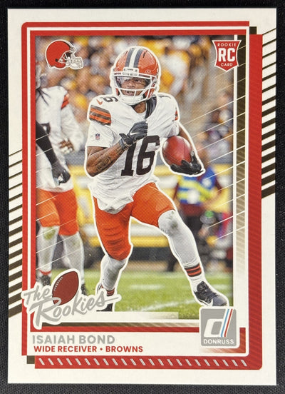 Isaiah Bond 2025 Panini Donruss Rookies & Highlights Browns Sports Trading Cards