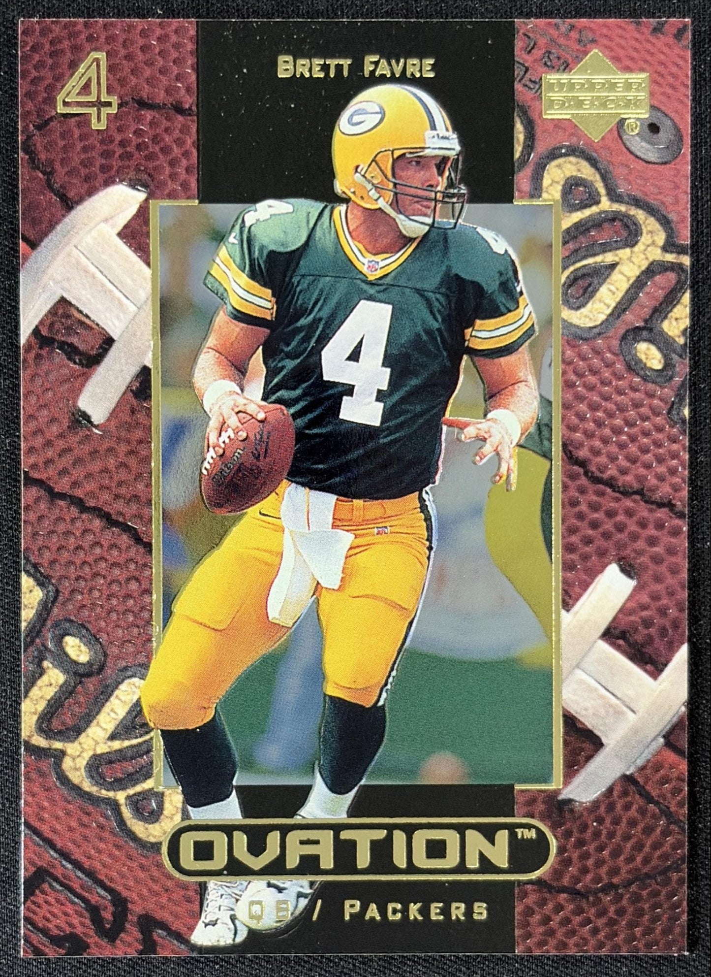 Brett Favre 1999 Upper Deck Ovation Packers