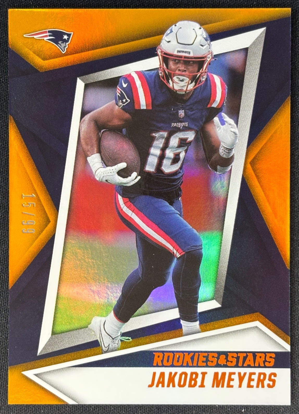 2021 Panini Rookies & Stars Jakobi Meyers #96 Orange 15/99 Patriots