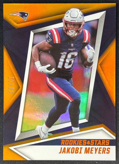2021 Panini Rookies & Stars Jakobi Meyers #96 Orange 15/99 Patriots
