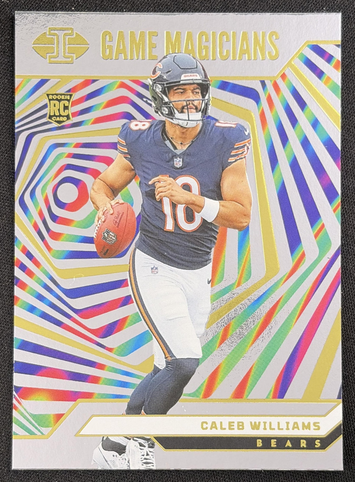 Caleb Williams 2024 Panini Illusions Game Magicians Bears