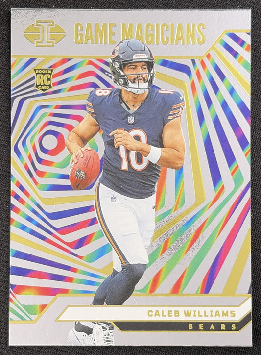 Caleb Williams 2024 Panini Illusions Game Magicians Bears