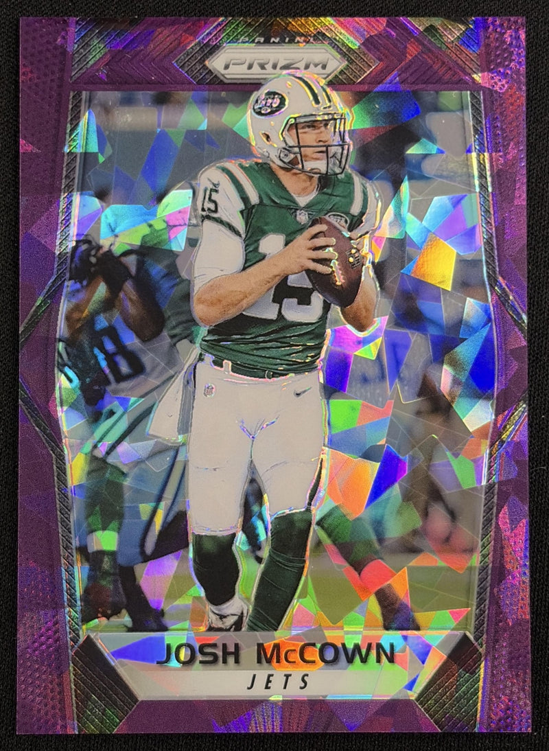 Josh McCown 2017 Panini Prizm Purple Crystals /75 Jets New York Jets