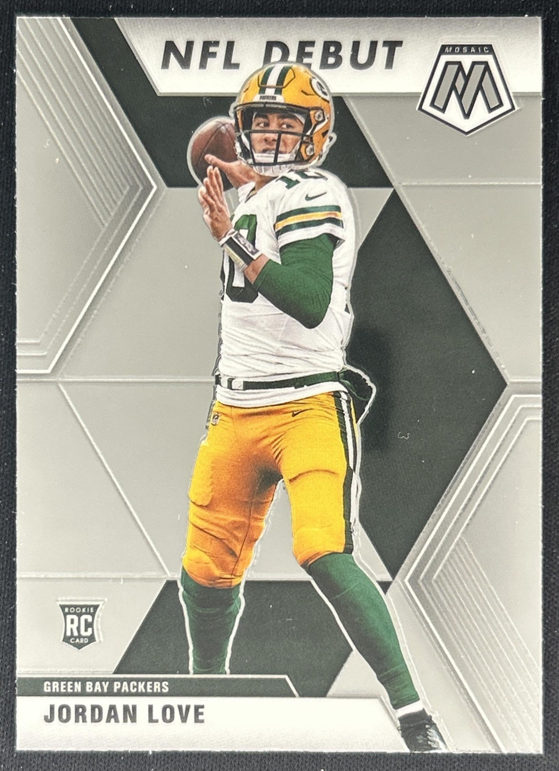Jordan Love 2020 Panini Mosaic NFL Debut Packers front
