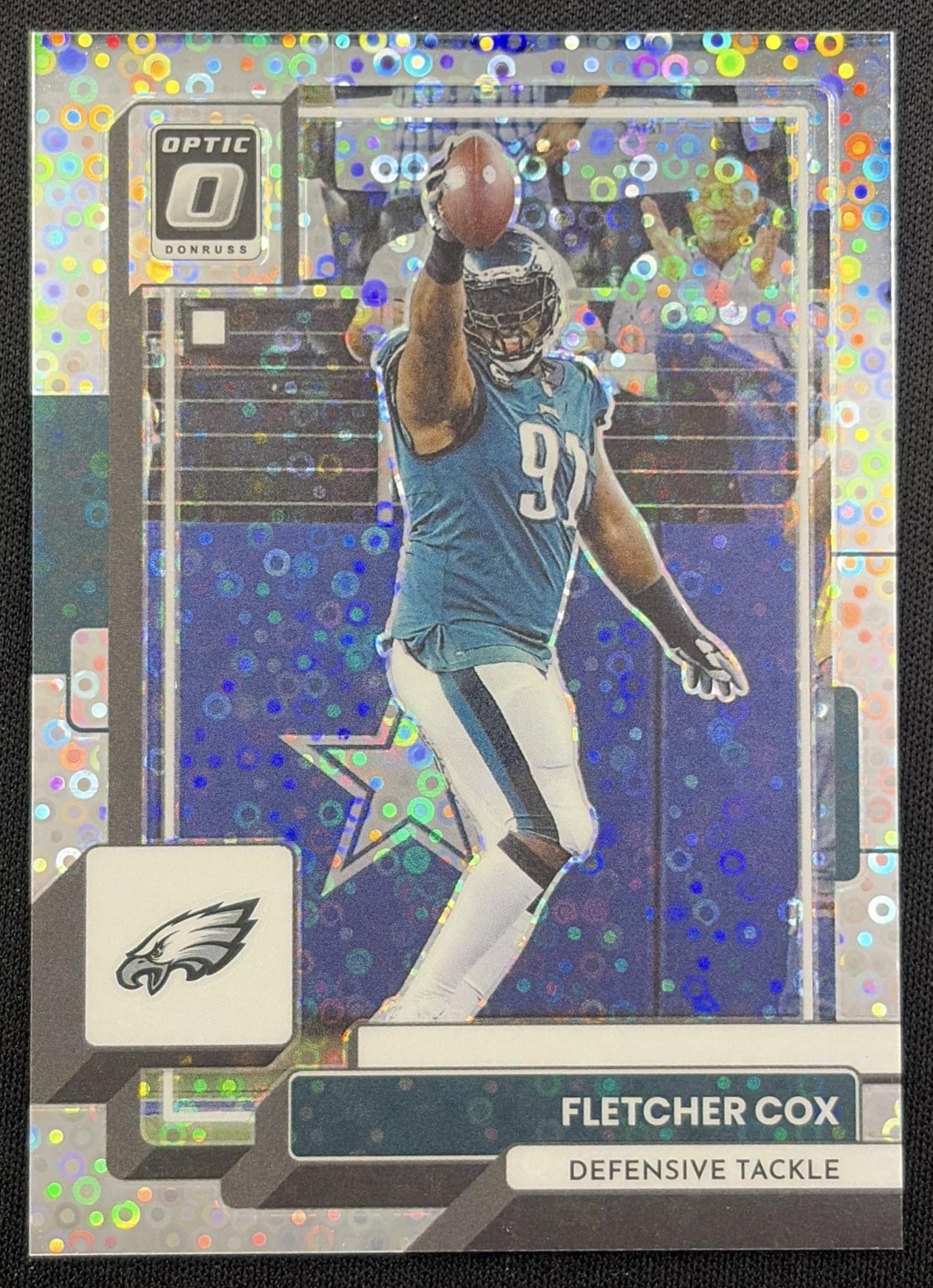 Fletcher Cox 2022 Panini Donruss Optic Silver Circles /125 Eagles Philadelphia Eagles