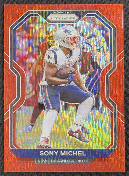 Sony Michel 2020 Panini Prizm Red Wave /149 Patriots