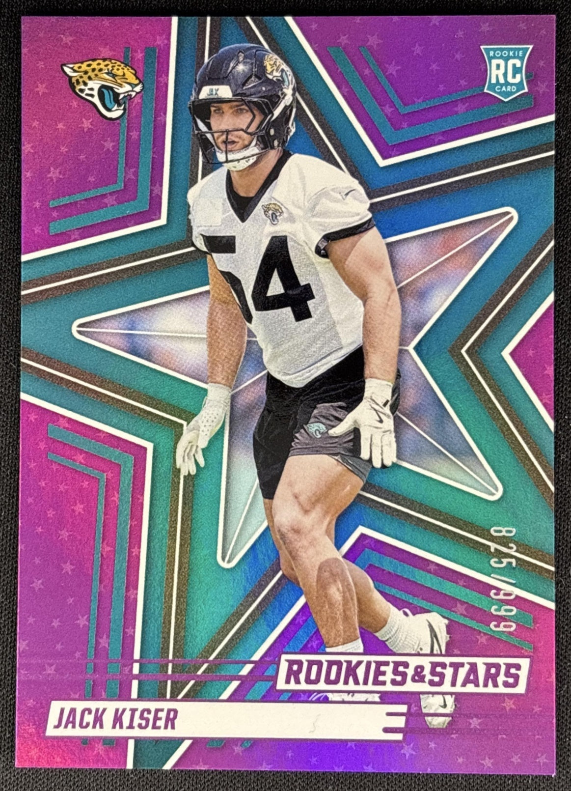 Jack Kiser 2025 Panini Rookies & Stars Purple /999 Jaguars front