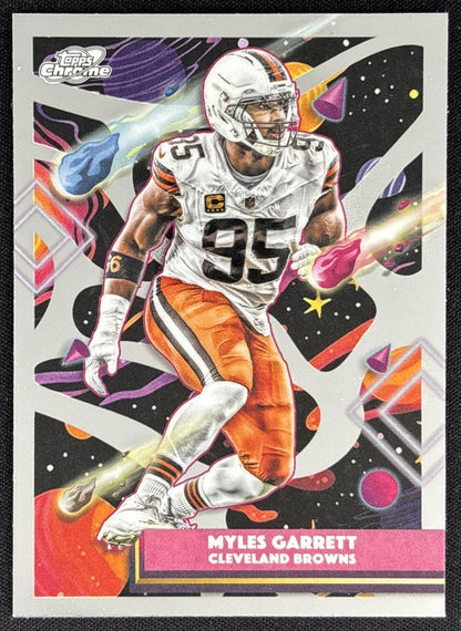 Myles Garrett 2025 Topps Cosmic Chrome Browns