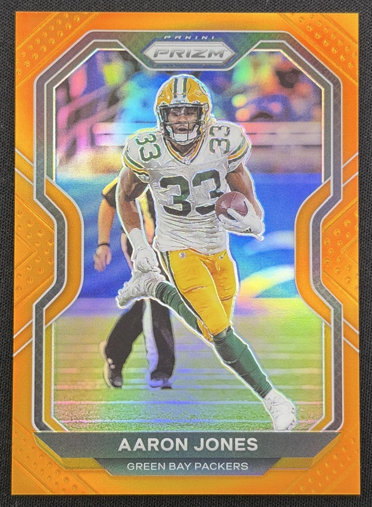 Aaron Jones 2020 Panini Prizm Orange /249 Packers