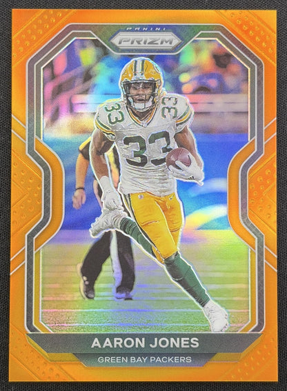 Aaron Jones 2020 Panini Prizm Orange /249 Packers