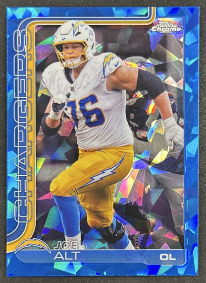 Joe Alt 2025 Topps Chrome Sapphire Chargers