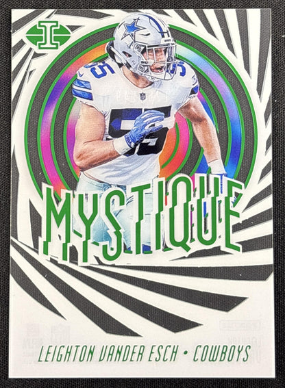 Leighton Vander Esch 2019 Panini Illusions Mystique Green /149 Cowboys