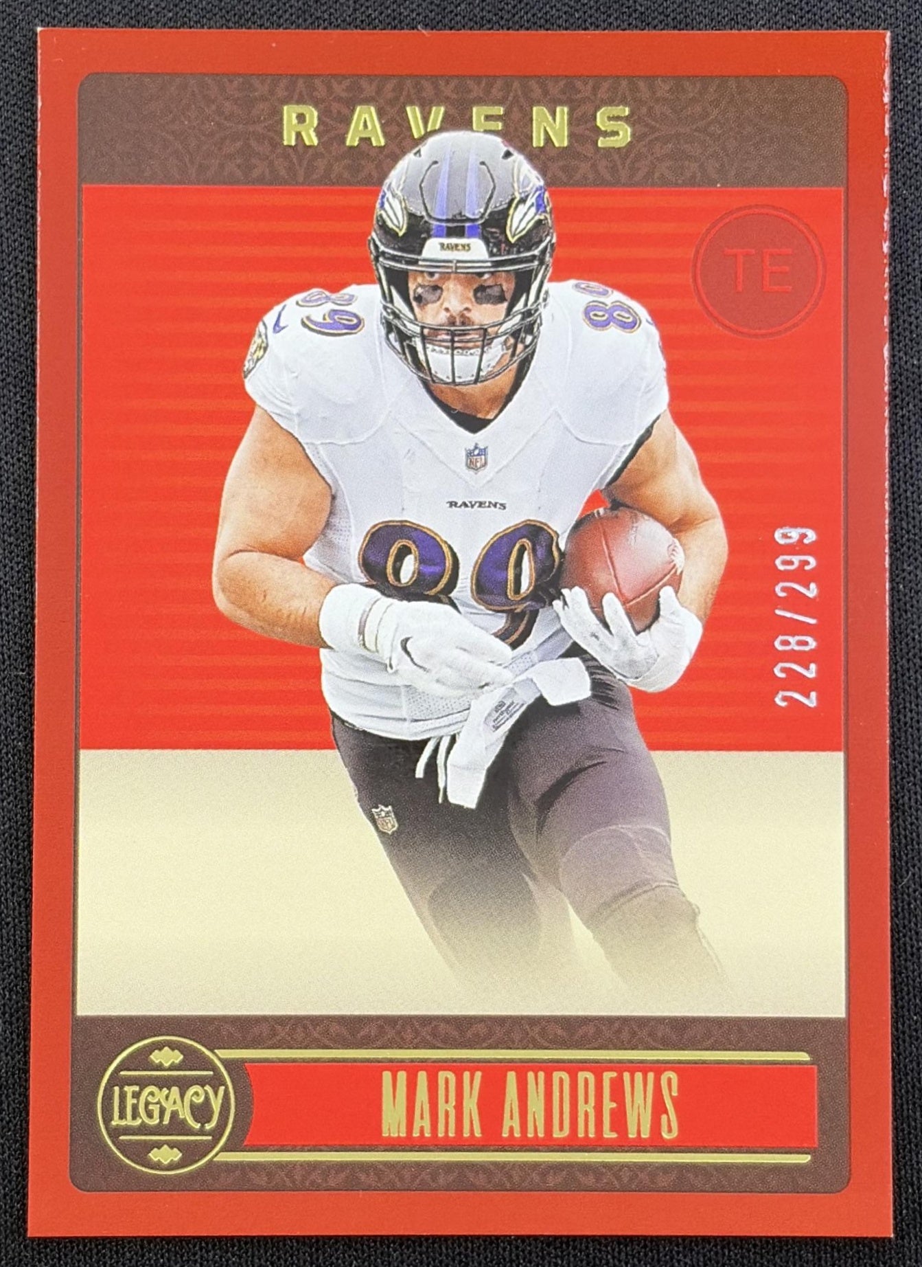 Mark Andrews 2023 Panini Legacy Red /299 Ravens