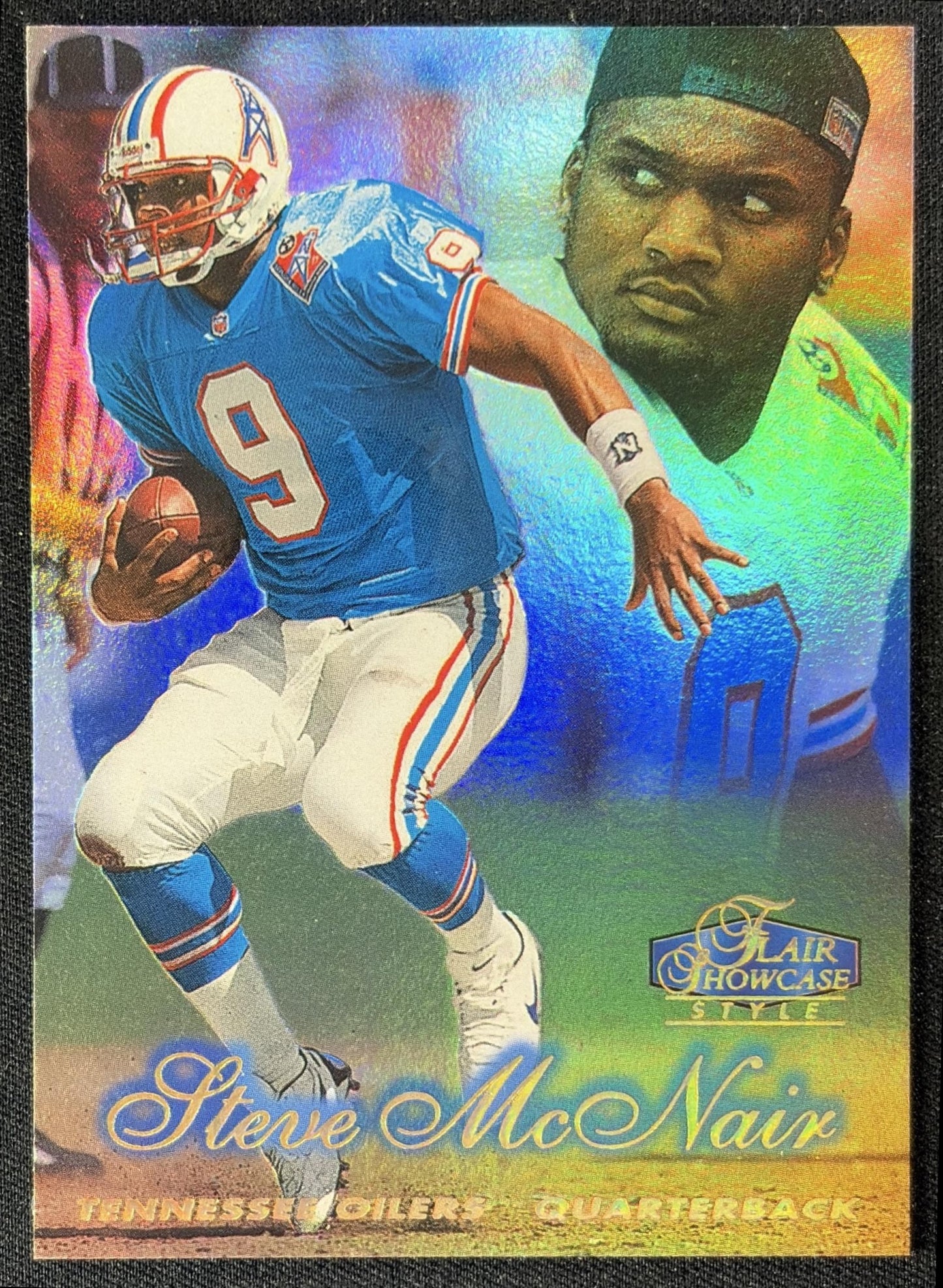 Steve McNair 1998 Fleer Flair Showcase Row 2 Style
