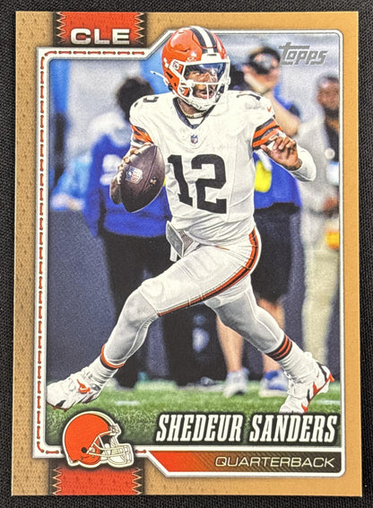 Shedeur Sanders 2026 Topps Gold /2026 Browns
