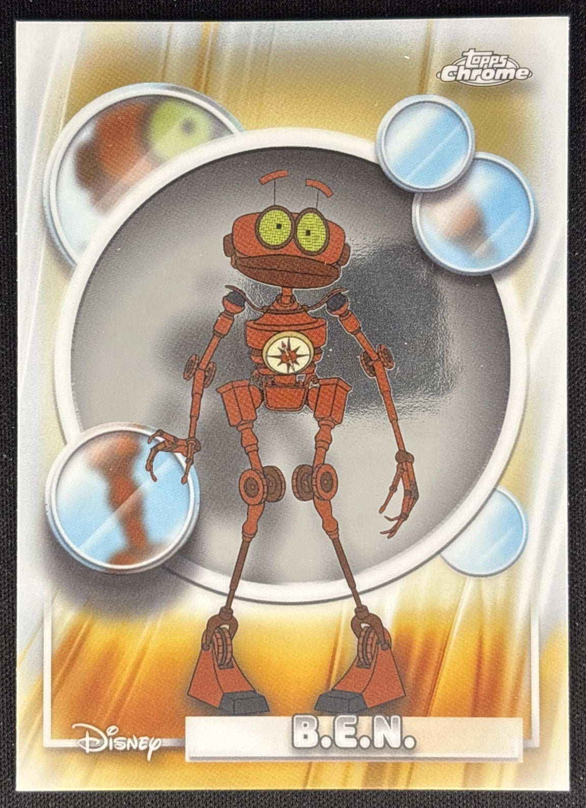 B.E.N. 2026 Topps Chrome Disney Treasure Planet front