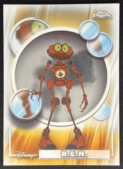 B.E.N. 2026 Topps Chrome Disney Treasure Planet front