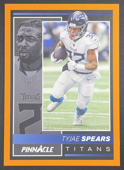 Tyjae Spears 2024 Panini Encore Orange /99 Titans Tennessee Titans